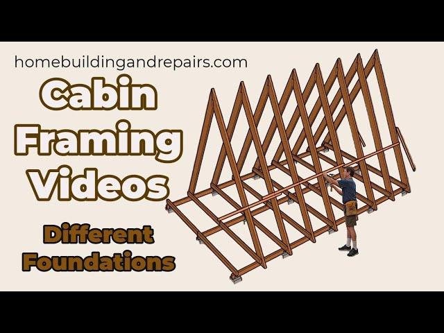 Escape The Urban Jungle By Building Your Own A-Frame Dream Home - Framing And Foundation Guide