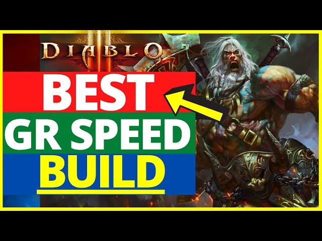 Diablo 3 Season 26 Barbarian Best GR Speed Build