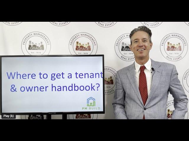 Owner & Tenant Handbook: Where To Get One