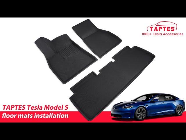 TAPTES Tesla Model S  All Weather Anti-Slip Waterproof Floor Liners Car Interior Accessories