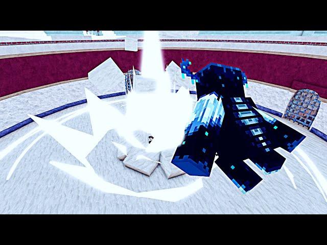 Warden VS Ender - [ROBLOX FIGHT ANIMATION]