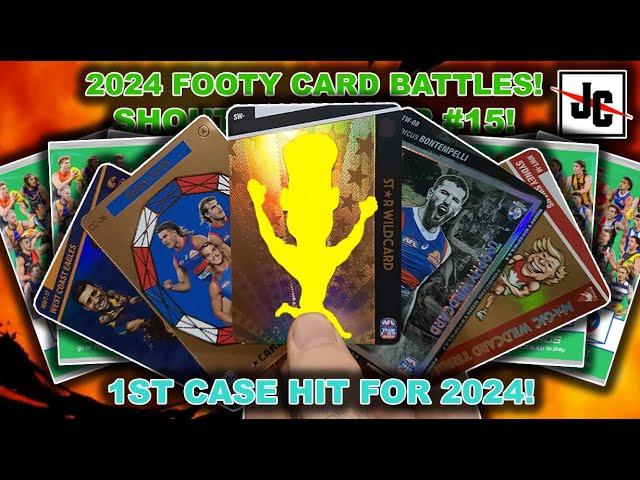 1ST CASE HIT FOR 2024! FOOTY CARD BATTLES | 2024 AFL TEAMCOACH CARDS