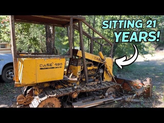 ABANDONED BULLDOZER LEFT ROTTING AWAY FOR OVER 20 YEARS! WILL IT RUN?