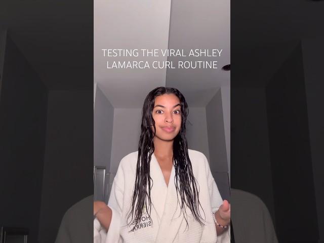 GRWM | testing the viral ashley lamarca curly hair routine #grwm #hairtutorial #curlyhairroutine