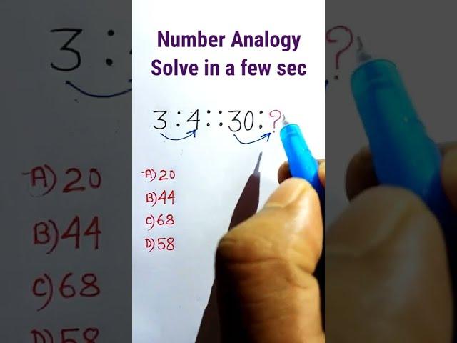 Analogy| Reasoning Tricks | Reasoning Classes | Arithmetic Reasoning Tricks| #shorts