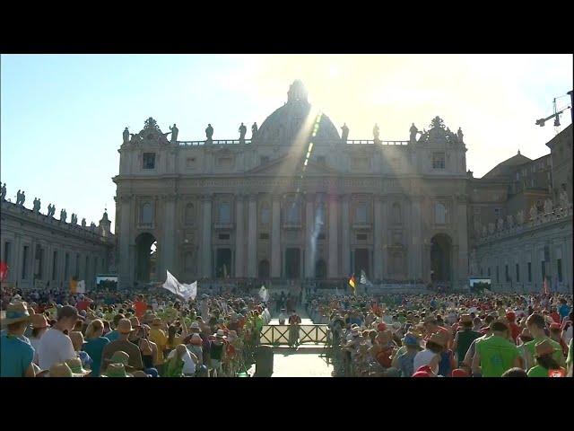 LIVE: Audienz mit Papst Franziskus zur Internationalen Ministrantenwallfahrt nach Rom