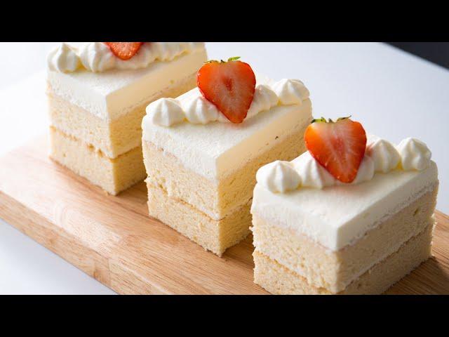 Cotton Soft Sponge Cake With Fresh Cream