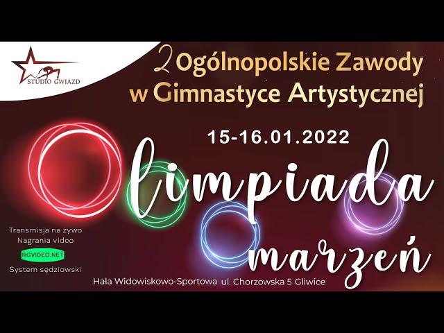 ZAPRASZAMY - 2 OGÓLNOPOLSKIE ZAWODY W GIMNASTYCE ARTYSTYCZNEJ - OLIMPIADA MARZEŃ