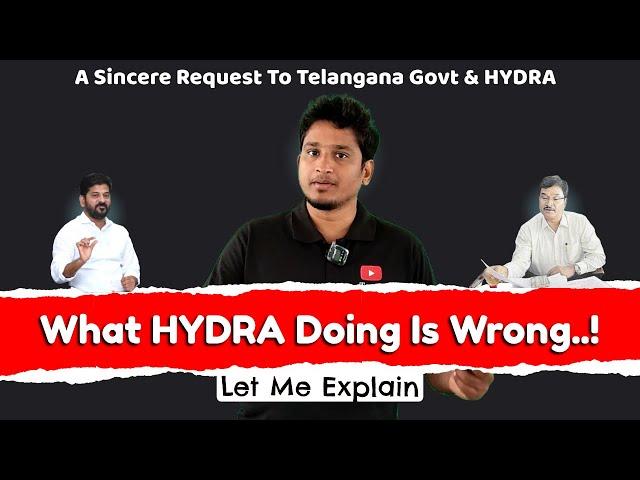 HYDRA Effect In Hyderabad Real Market || Roshan Vellanki