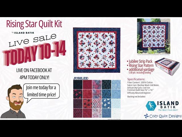 Rising Star Quilt Kit