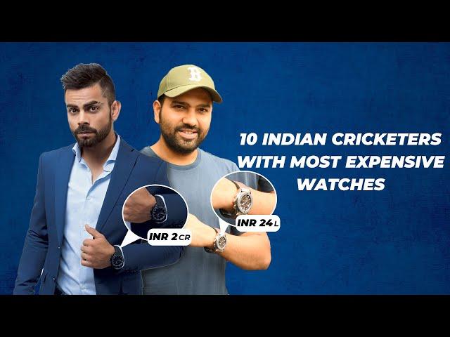 Top 10 Indian cricketers with most expensive watches ft. Virat Kohli, Rohit Sharma, Hardik Pandya