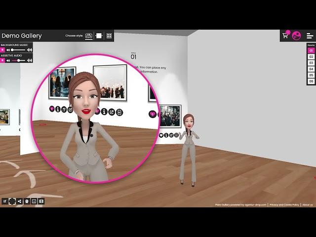 3D Gallery, AR/VR & Metaverse Gallery Preview in Plato Gallery