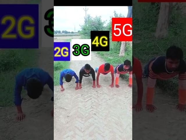 2G,3G,4G,5G speed #shorts #funny #comedy #5g