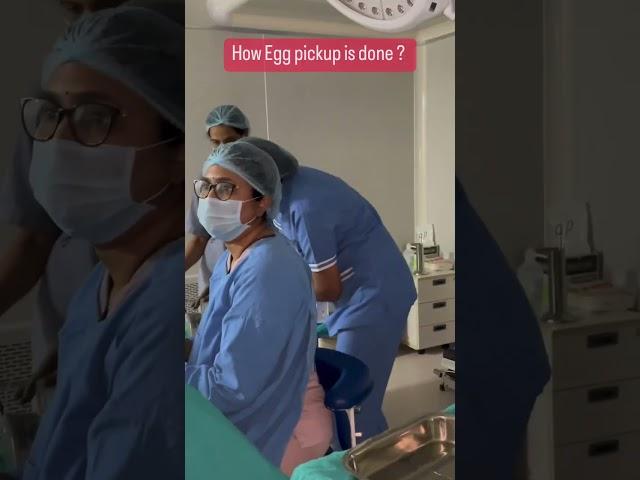 Live procedure of egg retrieval for IVF by Dr. Chandana Lakkireddi and other Team of Doctors at Esha