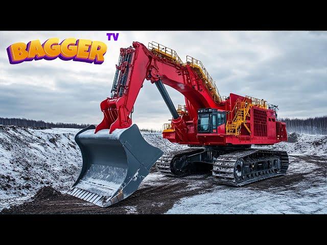  Bagger Abenteuer  Bagger für Kinder, Bagger im Einsatz - Kipplaster, Radlader, LKW, Baustelle