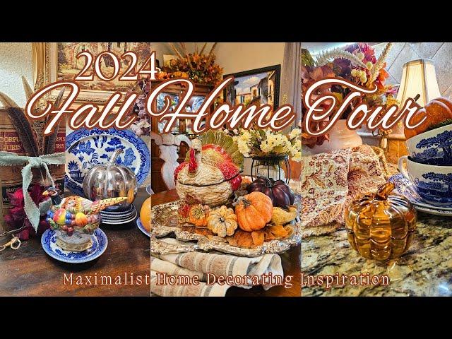 COZY FALL HOME TOUR FOR 2024 | Maximalist Decorating Inspiration with Thrifted & Vintage Décor