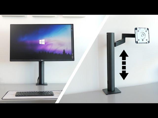 A Premium Adjustable Monitor Arm? | LG Ergo Stand