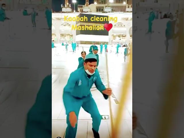 kaabah cleaning video most viral #arabic #kaaba #kaabastatus