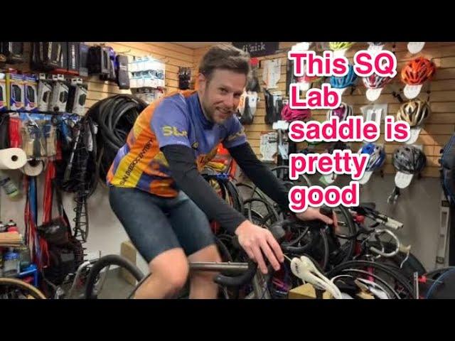 BIKE FIT SESH - YouTube viewer comes in for bike fit and new SQ Lab saddle