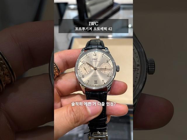 IWC 포르투기저 신제품 구경하고 왔습니다.
