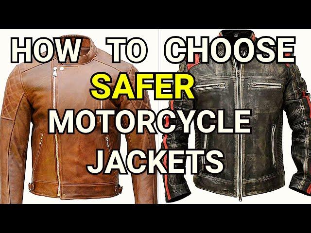 How To Choose A Safe Motorcycle Jacket | Motorcycle Armor | Goldtop Bobber Leather Jacket Review