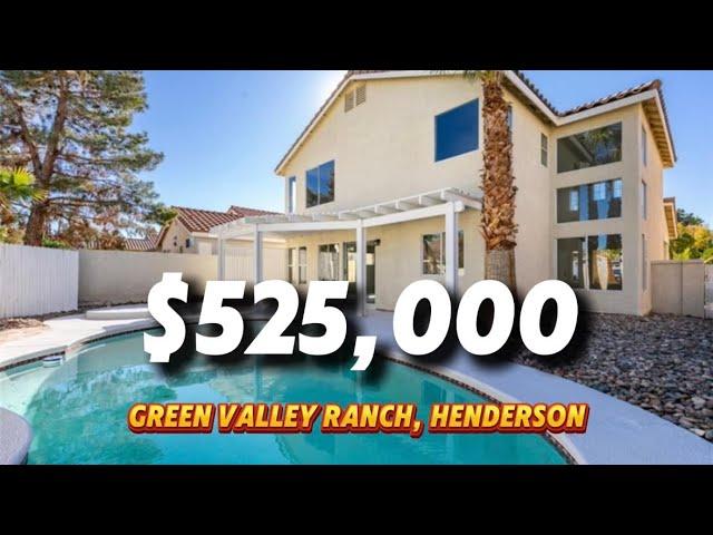 Home for Sale in Henderson, Nevada~ Driving Tour of Green Valley Ranch, 1,801 SQ FT, 3 Bed, 3 Bath