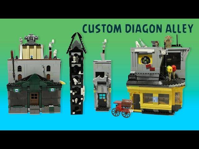 Behind the Scenes: Our Custom LEGO Diagon Alley