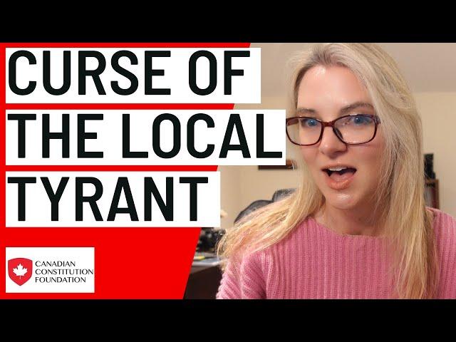 The curse of the local tyrant: suing Canadian municipalities for censorship