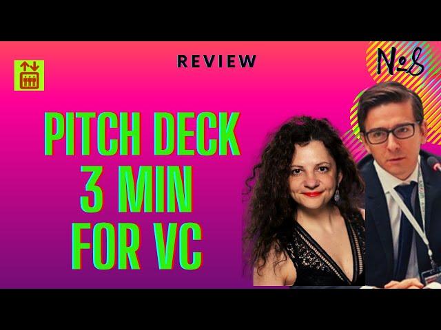 {Review Pitch Deck} 3 min for VC via Zoom #8 | iLIFTTV