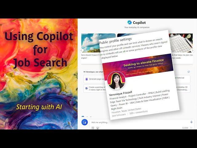 Using Copilot AI for Job Search - Using Ai practically and tactically