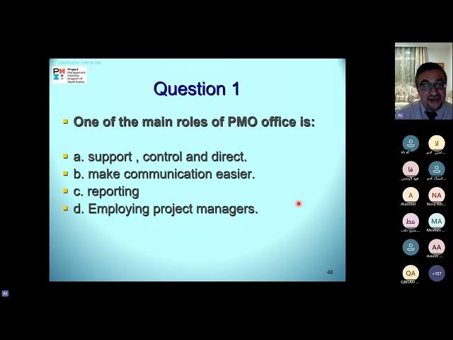 Day 1: CAPM Course by PMI KSA