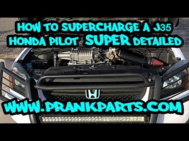 How To Supercharge a J35 Honda Pilot In SUPER Detail (Supercharged J-Series)