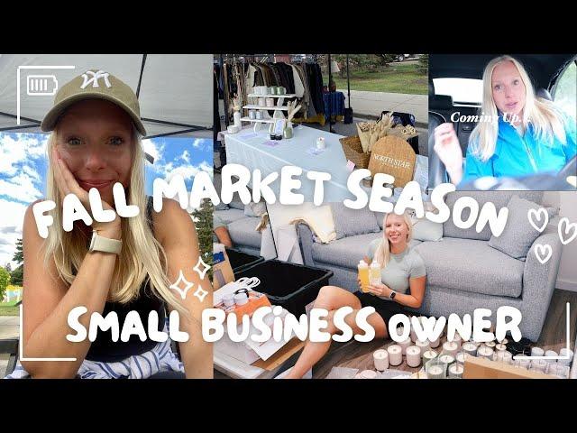 Small Business Diaries / Fall Market Season / Week In My Life