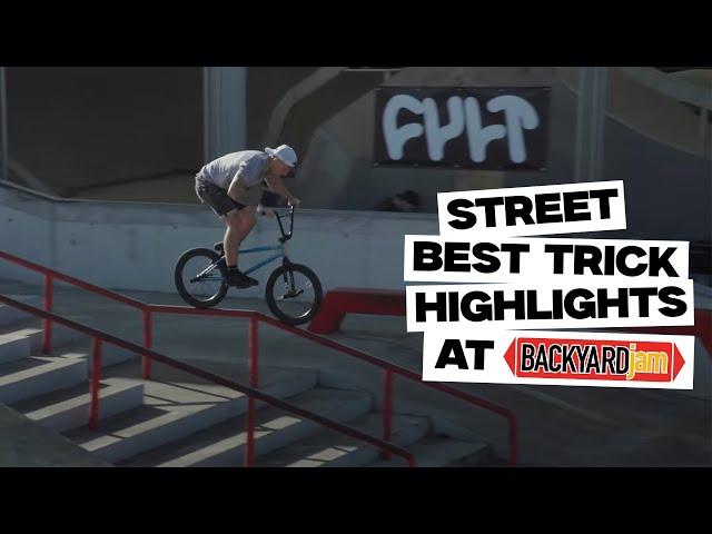 Backyard Jam - Street Best Trick Highlights - Juction4 Round 1 | Ride UK BMX