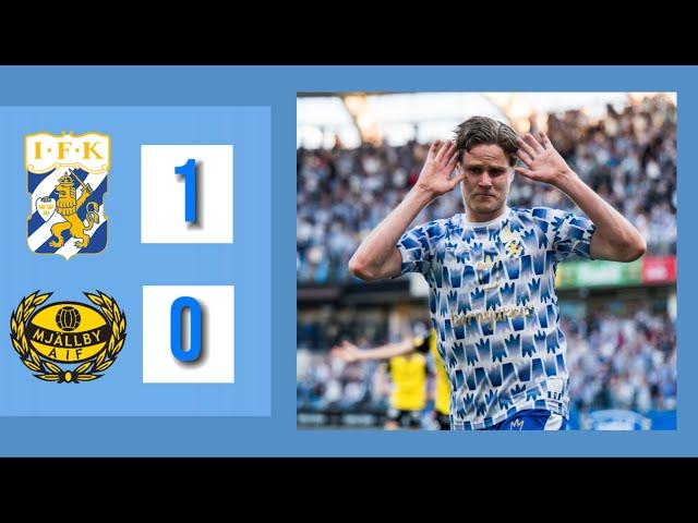 IFK Göteborg mot Mjällby AIF 1-0 | höjdpunkter