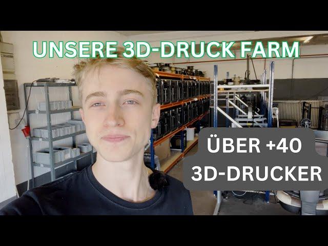 Unsere 3D-Druck Farm | Über 40+ 3D-Drucker | Bambulab P1P