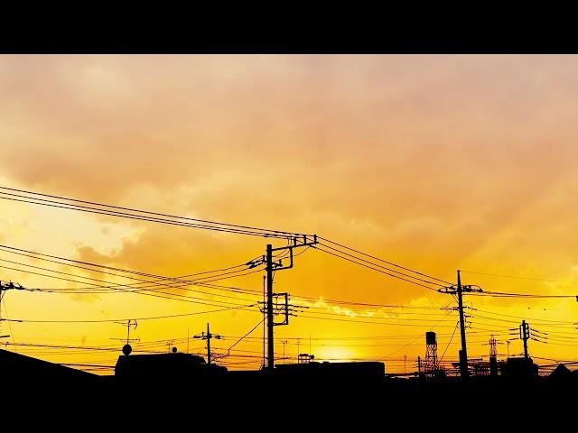 Cinematic Sunset Yellow Sky- 4K Cinematic Stock Video Footage