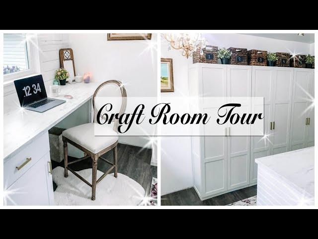 INSIDE MY SHE SHED: Craft Room!!! - TINY HOUSE TOUR