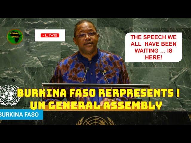 BURKINA FASO'S SPEECH AT THE UN GENERAL ASSEMBLY