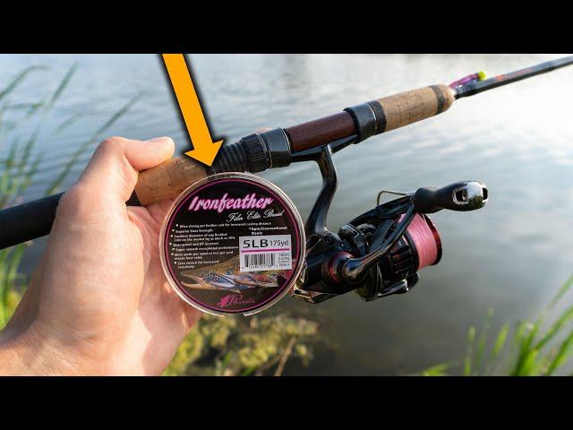 Ultralight Fishing With PHENIX IRON FEATHER Braid!