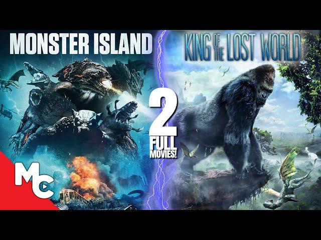 Monster Island + King of the Lost World | 2 Full Action Adventure Movies | Double Feature