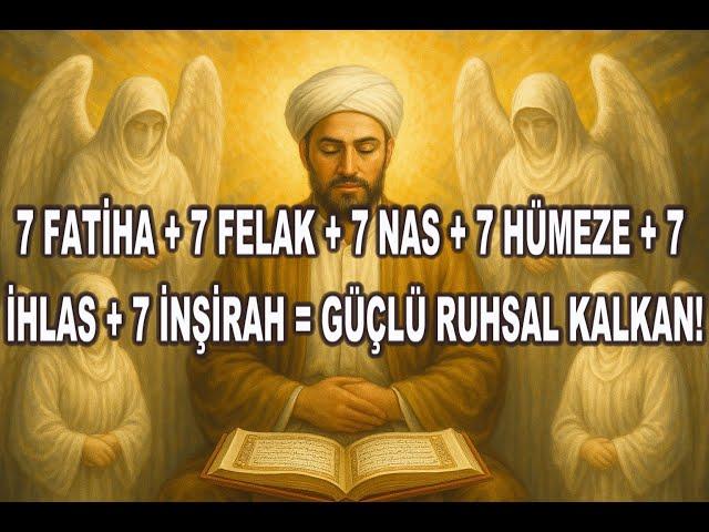 7 FATİHA + 7 FELAK + 7 NAS + 7 HÜMEZE + 7 İHLAS + 7 İNŞİRAH = GÜÇLÜ RUHSAL KALKAN! ️