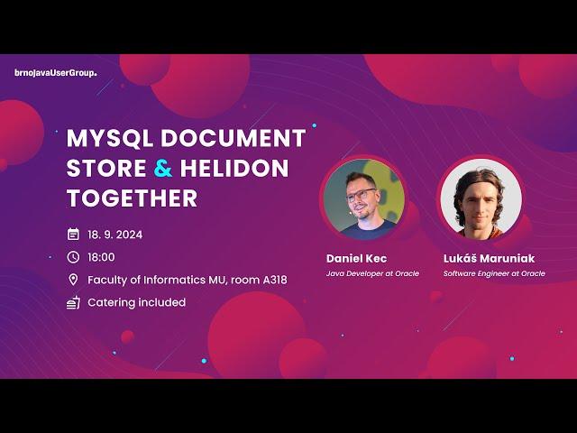 MySQL Document Store & Helidon Together