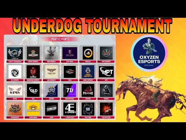 UNDERDOG TOURNAMENT | BGMI— OXYZEN LIVE