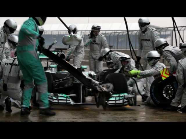 MERCEDES AMG F1 Pit stops