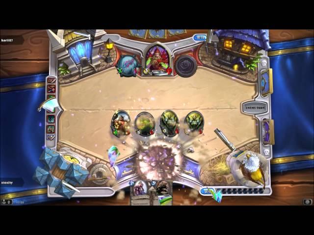 The most awsome hearthstone play youll ever see!!!(must watch)