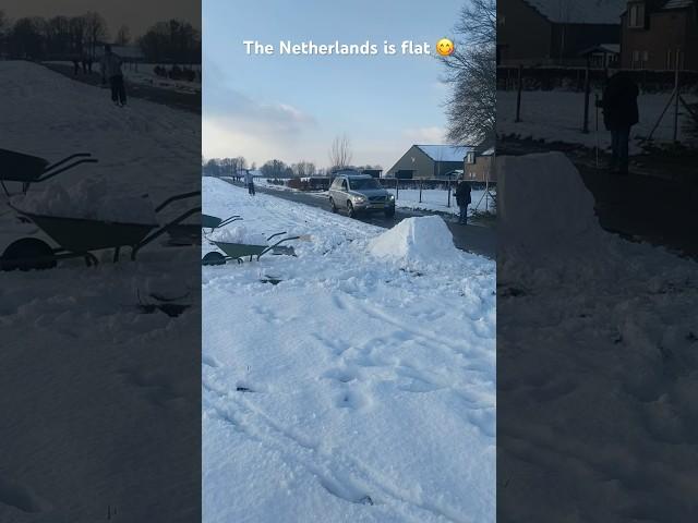 My son and his mates making it happen #skiing #thenetherlands #limburg