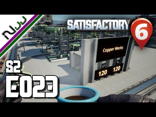 A No Wire Copper Werks Hehe - S2 E023 - Satisfactory Update 6 Lets Play