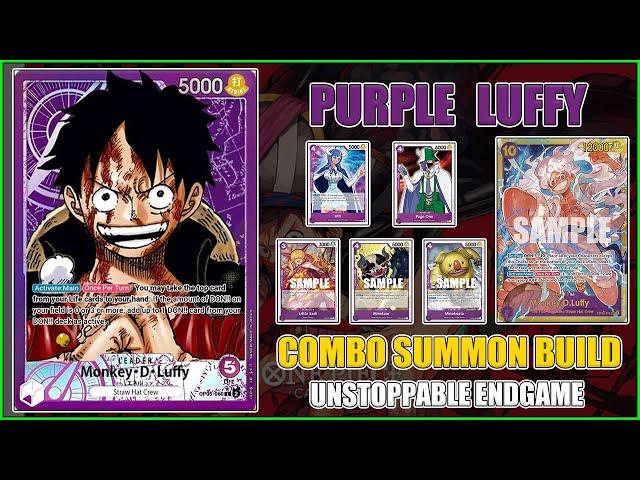 PURPLE LUFFY | UNSTOPPABLE ENDGAME | DECK BUILD & GAMEPLAY | OP 05 | ONE PIECE