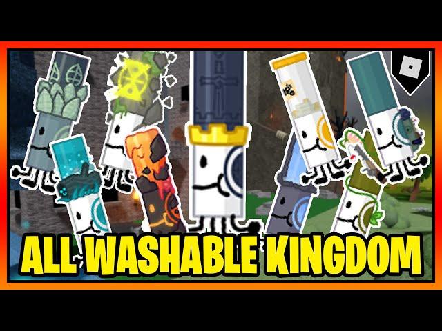 How to get ALL WASHABLE KINGDOM MARKERS in FIND THE MARKERS || Roblox